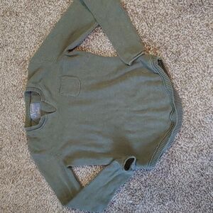 Natural Reflections Olive Green Jumper Women's Knit Sweater Size M